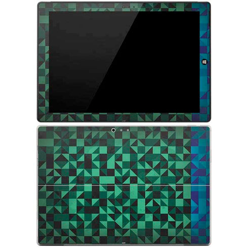 Black & Green Surface Pro 3 Skin